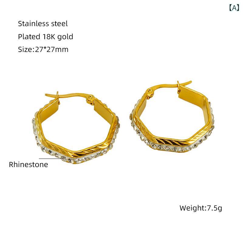 ピアス レディース スタッドピアス 両耳用 チタン鋼 ゴールドメッキ ジルコニア ハート型 小ぶり 上品 高級感 おしゃれ かわいい デイリー カジュアル オフィス 通勤用 パーティー ギフト アクセサリー ジュエリー 華奢 シンプル 小さめデザイン 飽