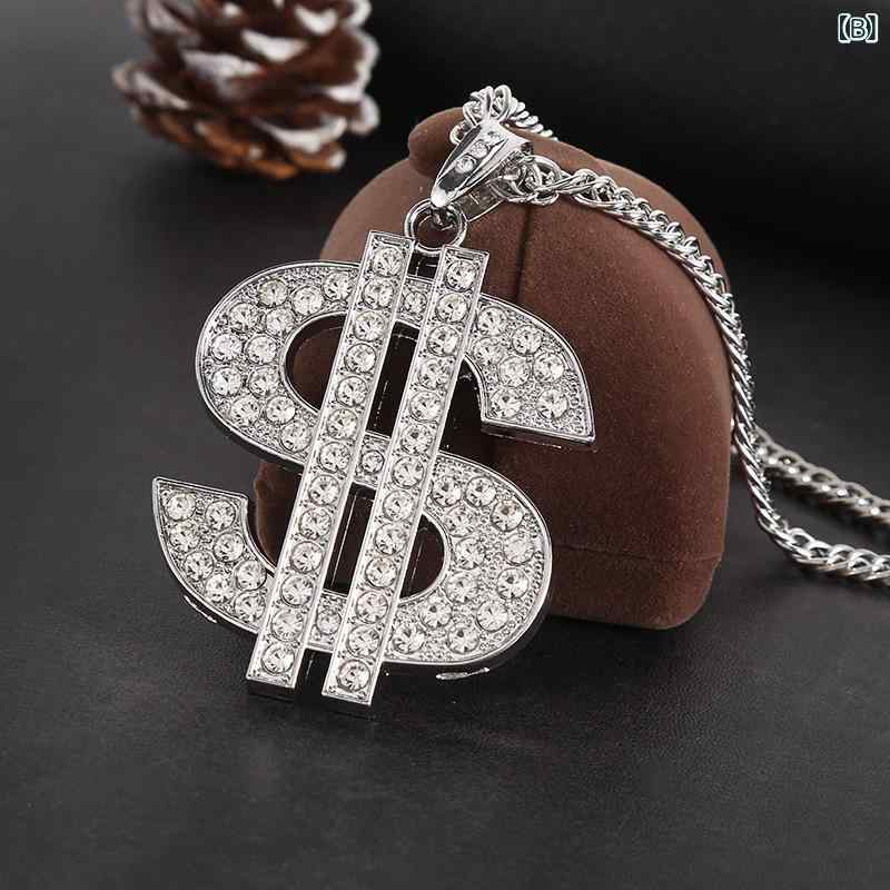 ネックレス メンズ アクセサリー 18K 金メッキ ヒップホップ ストリート系 ペンダ...