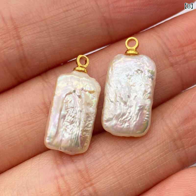 ネックレス用トップ チャーム レディース 天然石 淡水パール ペンダントヘッド 不...