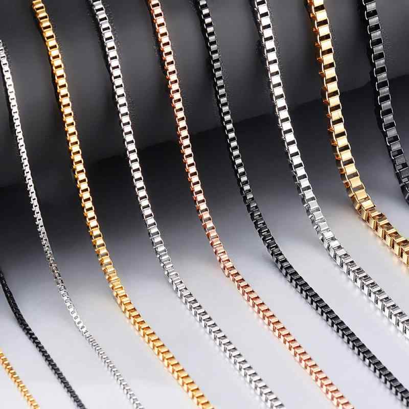 ネックレス レディース ゴールド チェーン 鎖骨チェーン サージカルステンレス 角あずきチェーン 幾何学模様 シンプル 上品 高級感 重ね付け アクセサリー ジュエリー おしゃれ 大人かわいい 普段使い 通勤用 パーティー ギフト 結婚式 二次会 誕生日
