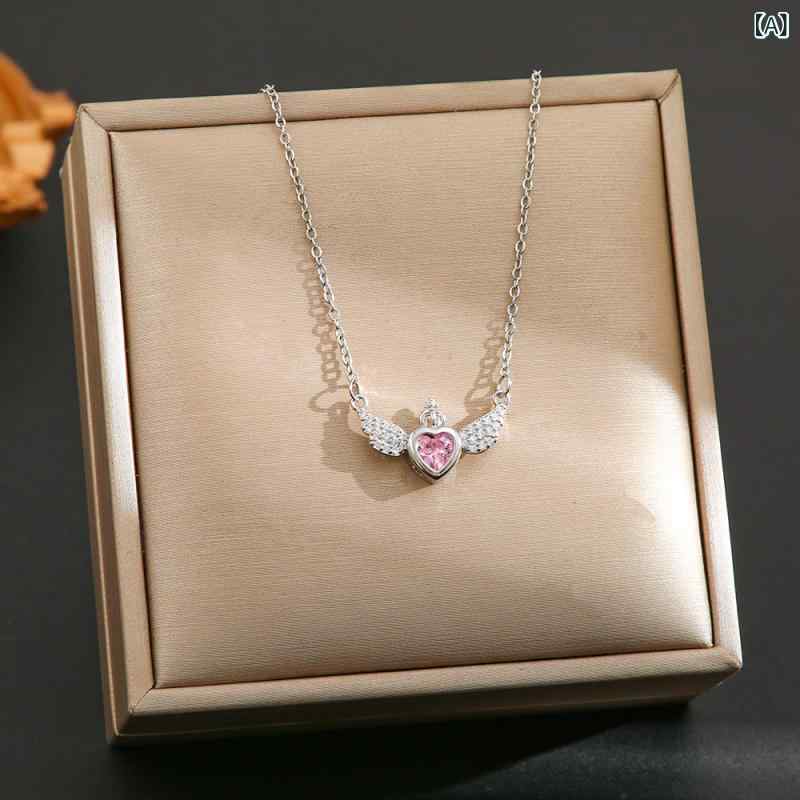 ネックレス レディース 鎖骨チェーン 銀色 チタン鋼 ジルコニア 上品 小ぶり 小さめ デコルテ アクセサリー おしゃれ きれいめ 大人かわいい エレガント 華奢 シンプル 普段使い パーティー デート プレゼント ギフト 通勤 通学 高見え 高級感 輝き