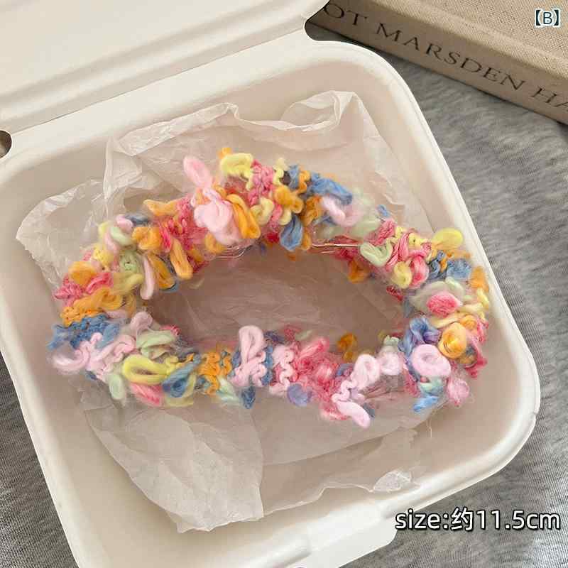 ヘアクリップ レディース ヘアアクセサリー バンスクリップ ドーパミンカラー カラ...