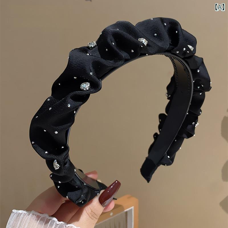 カチューシャ レディース 春夏 レトロ フレンチスタイル ヘアアクセサリー 髪飾り ...