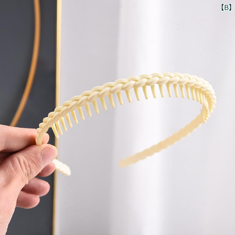 ヘアバンド レディース 髪飾り ヘアアクセサリー 洗顔用 ギザギザ 滑り止め 散髪 ...