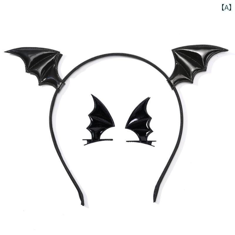 ヘアバンド レディース ハロウィン 小悪魔 悪魔 角 カチューシャ セット 個性派 レ...