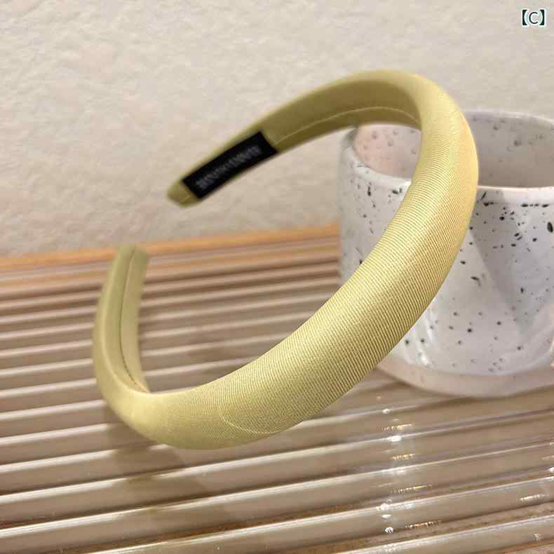 カチューシャ レディース ヘアアクセサリー チェック柄 グリーン系 高見え 小顔効...