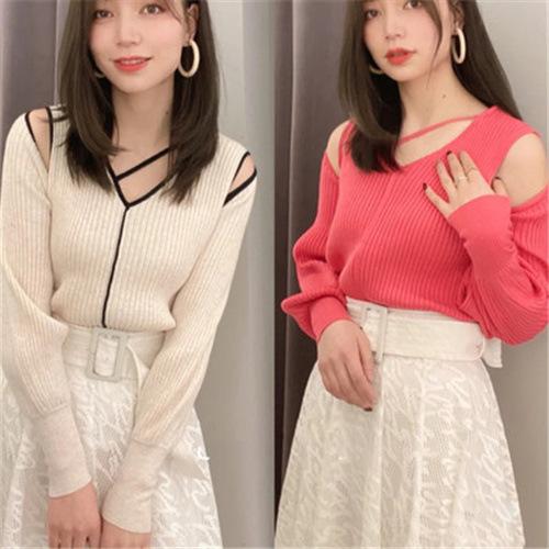 ニット アンサンブル レディース 春夏 日系 スイート トップス ベスト ショール 袖付き 2点セット 無地 重ね着風 ゆったり 体型カバー 大きいサイズ 長袖 レイヤード 重ね着 セットアップ ナチュラル カジュアル フェミニン 着痩せ 伸縮性 柔らか