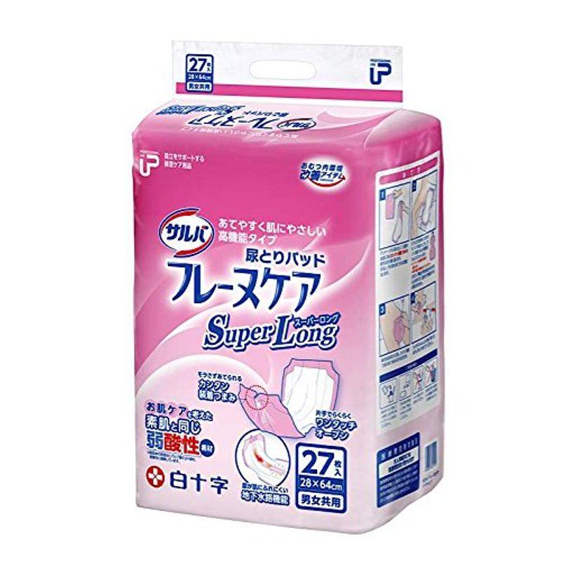 【在庫限り特売品】尿漏れパッド 業務用 P.U サルバ フレーヌケア スーパーロング 27枚 大人用 尿取りパッド 白十字