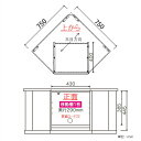 国産 コンパクト コーナー テレビボード テレビ台 AV収納 アルダー材 完成品 小さめ 省スペース 日本製 木製 無垢 3