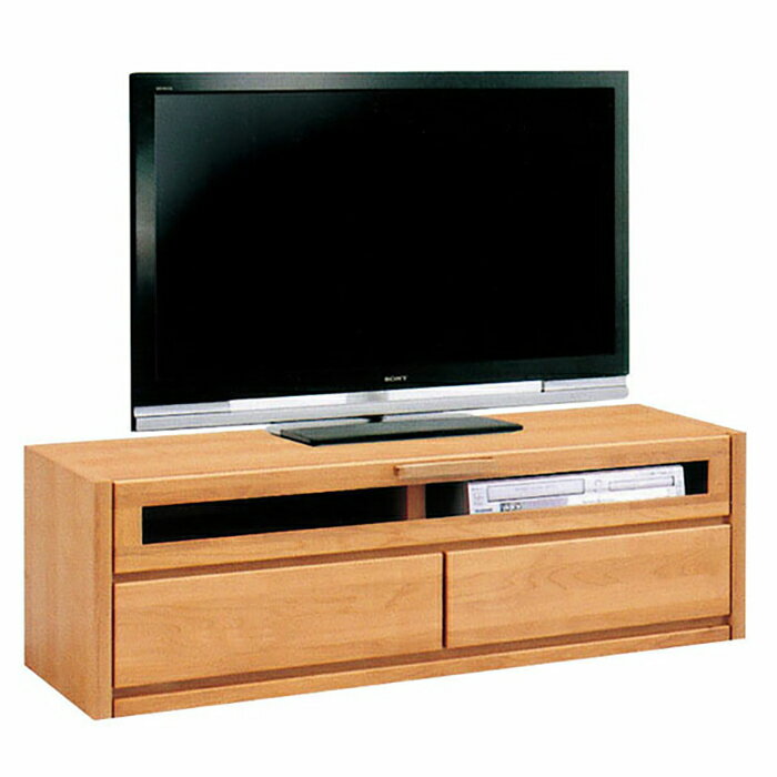 テレビ台 ローボード 完成品 幅120cm テレビボード アルダー無垢 コンパクト 北欧 モダン おしゃれ 日本製 フラップ扉 TVボード リビング収納 ロータイプ ナチュラル 120