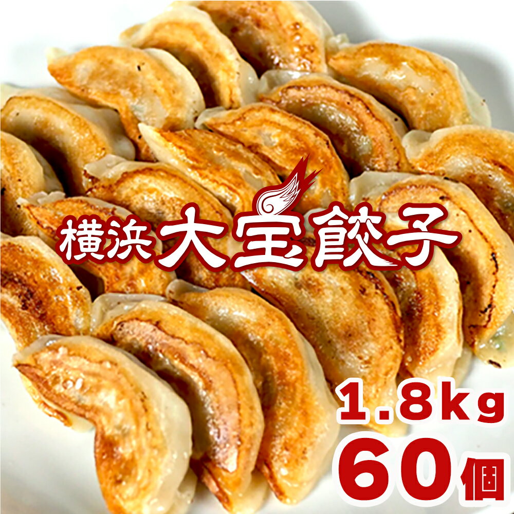 餃子 全て国産食材！【銘柄豚岩中】＼もちもち国産ジャンボ大宝餃子30個×2／ 全て国産食材 送料無料 横浜中華 焼餃子 豚肉 野菜 おかず おつまみ 惣菜 点心 大きい ぎょうざ ギョウザ 肉汁 にんにく お取り寄せ グルメ ギフト すぐ届く 熨斗 冷凍餃子