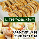 【P10倍 母の日シールサービス\もちもち国産ジャンボ海老餃子20個&ジャンボ 大宝餃子30個/ 王道のブラックタイガー海老をブツ切り 大きい 冷凍餃子 焼餃子...