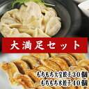 もちもち国産ジャンボ餃子30個×水餃子40個セット 銘柄豚 岩中 中華惣菜 横浜