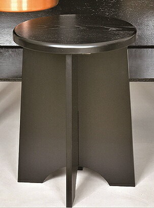 茶道具　立礼（りゅうれい）用　円椅、円椅子、座椅子点茶盤用、立礼棚用、点前机用。掻合塗、組立式。※　円座別。