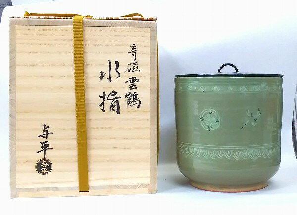 楽天市場】水指 茶道具 青磁 鶴の通販 楽天市場】水指 茶道具 青磁 鶴の通販