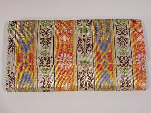 茶道具帛紗（ふくさ）ばさみ・懐紙入ロワール飾花文京都　龍村美術織物