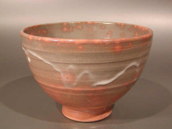 茶碗　紅鹿背　朝日焼、　15世　松林豊斎　朝日窯作【 完売 】のサムネイル