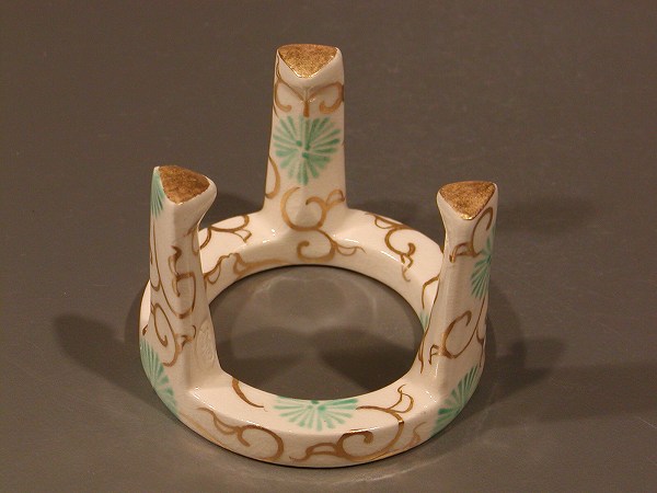 茶道具 蓋置仁清 五徳、京焼 山川敦司作