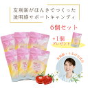 【6個セット(+1個プレゼント)】 友利新 がほんきでつくった透明感サポート キャンディ 飴 あめ ビデンスピローサ