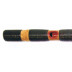 龍笛 煤竹製 樺巻 ※漆を使用