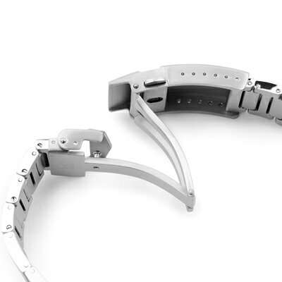 20mm メタル時計バンド ステンレススチール ロールボール2 ブレスレット Vクラスプ for セイコー プロスペックス スピードタイマー ソーラークロノグラフ SBDL085, SBDL087, SBDL089, SBDL091, SBDL093他