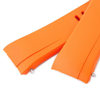 22mm Crafter Blue 時計ベルト NBRラバー オレンジ カーブドエンド for セイコー プロスペックス タートル SBDY017, SBDY031, SBDY047, SBDY049, SBDY051, SBDY063, SBDY079, SRP777, SRP779, SRPD21, SRPF77他