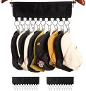 帽子ハンガー 洗濯ハンガー 携帯ハンガー洗濯バサミ 折り畳み 帽子収納 省スペース 旅行用 家庭用 10ピンチ収納