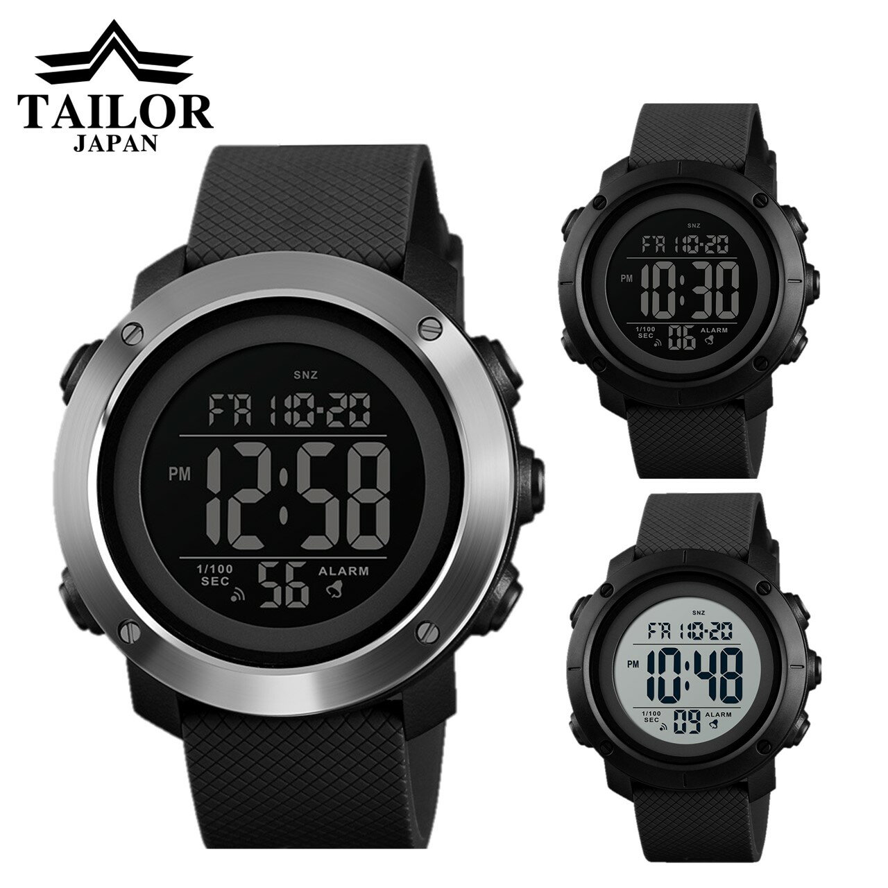 腕時計 デジタルウォッチ 光る デジタル腕時計 スポーツウォッチ メンズ レディース 生活防水 ウォッチ アラーム ストップウォッチ 軽量 ギフト 文字 大きい...