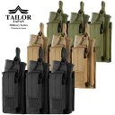 TAILOR JAPAN 3連 ハンドガン ライフル マガジンポーチ MOLLE 5.56mm 9mm ダブルマガジンポーチ サバゲー タクティカルポーチ マグポーチ エアソフト サバゲー ダブルデッカー MOLLE 6本収納 TM-30LP-HMPF