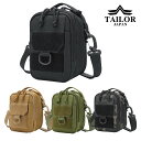 TAILOR JAPAN ショルダーバッグ ショルダーポーチ ミリタリーポーチ タクティカルポーチ サバゲーポーチ キャンプポーチ ユーティリティポーチ 多機能...
