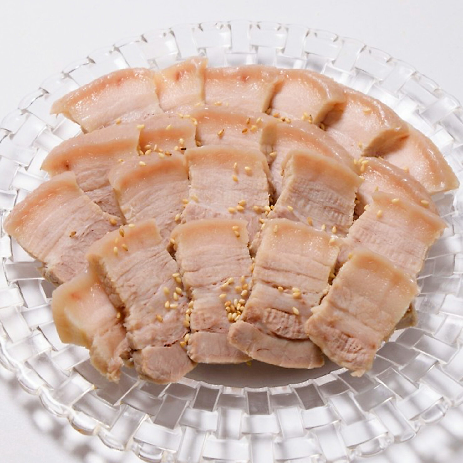 《自家製/冷凍》 皮付き蒸し豚ブロック 1本(モモ肉使用) 550g &茹で汁スープ付き 自家製チョジャン100ml付き 韓国料理 令和の虎 お土産 【済州島テールスープ楽天店】のサムネイル