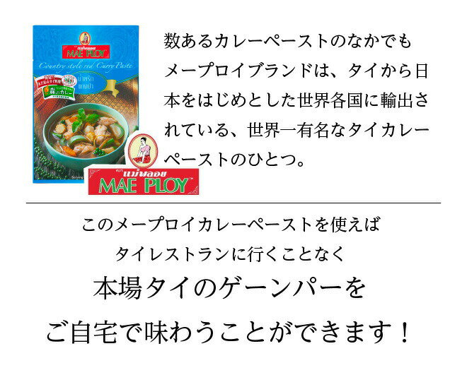 メープロイ ゲーンパーペースト 50g 森のカレー