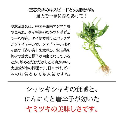 タイ 野菜炒めの素 空芯菜炒め