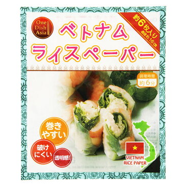 One Dish Thai ベトナム ライスペーパー 30g 約6枚 生春巻きの皮 ライスシート