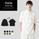 【公式】TAION (タイオン) ノンダウン ミリタリー ロングスリーブシャツ ユニセックス(TAION-109SHNDML-2)