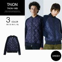 楽天TAION インナーダウン 楽天市場店【公式】TAION （タイオン） シティ ダウン+ニット+スウェット Wジップ ジャケット ユニセックス（TAION-101SNSWCI）