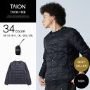 【公式】TAION（タイオン）ベーシック クルーネックボタン インナーダウンジャケット メンズ(TAION-104)の商品画像