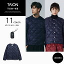 【公式】TAION（タイオン）シティ クルーネック ダウンジャケット ユニセックス(TAION-104BCI)