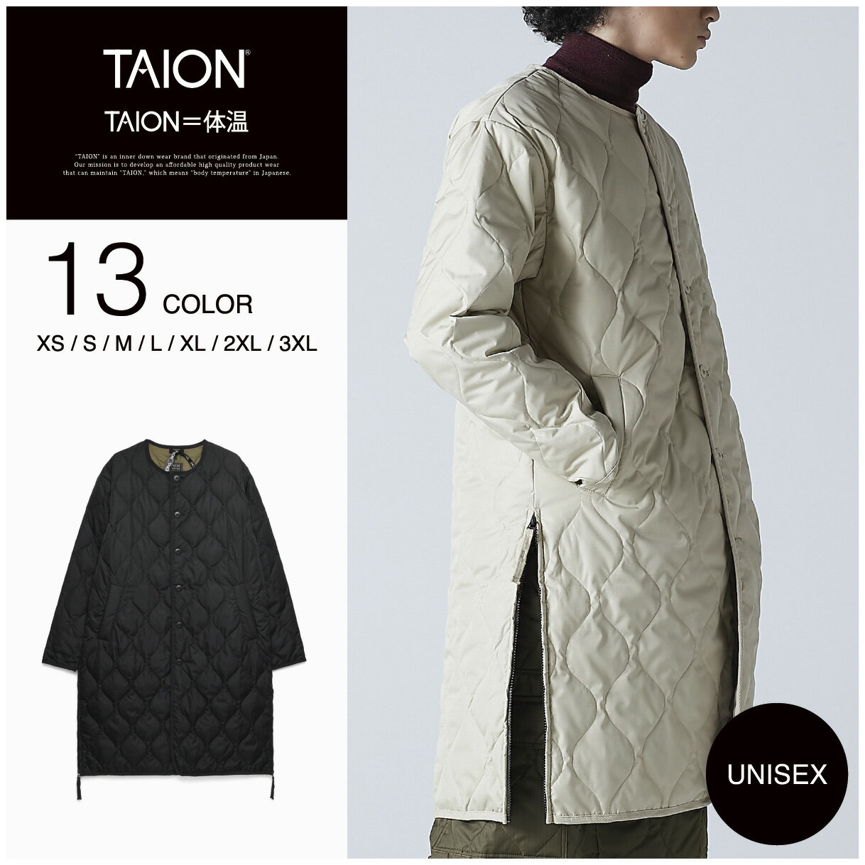 楽天市場】taion ミリタリー ダウンポンチョの通販 楽天市場】taion ミリタリー ダウンポンチョの通販
