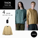 TAION (タイオン) マウンテンハイスペック クルーネック ダウンジャケット ユニセックス (TAION-104SBMT-TX)