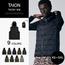 【公式】TAION (タイオン) ベーシック Wジップ ダウンフードベスト メンズ(TAION-006WZ)