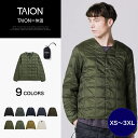 【公式】TAION(タイオン)ベーシック Vネックボタン インナーダウンジャケット メンズ (TAION-101)