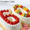 誕生日に大人気　記念の数字を形にしました。『ナンバーケーキ』