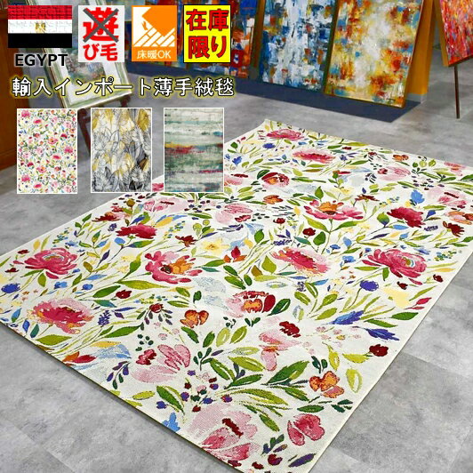 ラグ 薄手 3畳 160×230 ラグマット 絨毯 おしゃれ リビング ダイニング 夏ラグ アート モダン アメリカン 夏用 夏物 当社在庫 ◇イスラ/160×230◆