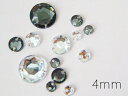 ◇。 縫いつけアクリルビジュー 。◇ 丸型4mm…10個セット