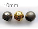 丸玉 ループエンド2個セット(3色展開)TK-1-10mm
