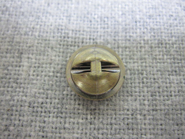 薄型 トンネル(マーブル) 足 タイプ メタル調 ボタン （単品販売）23mm×1個金属調・裏足・メッキ・4色展開：G(ゴールド)、S(シルバー)、A/G、A/S 3
