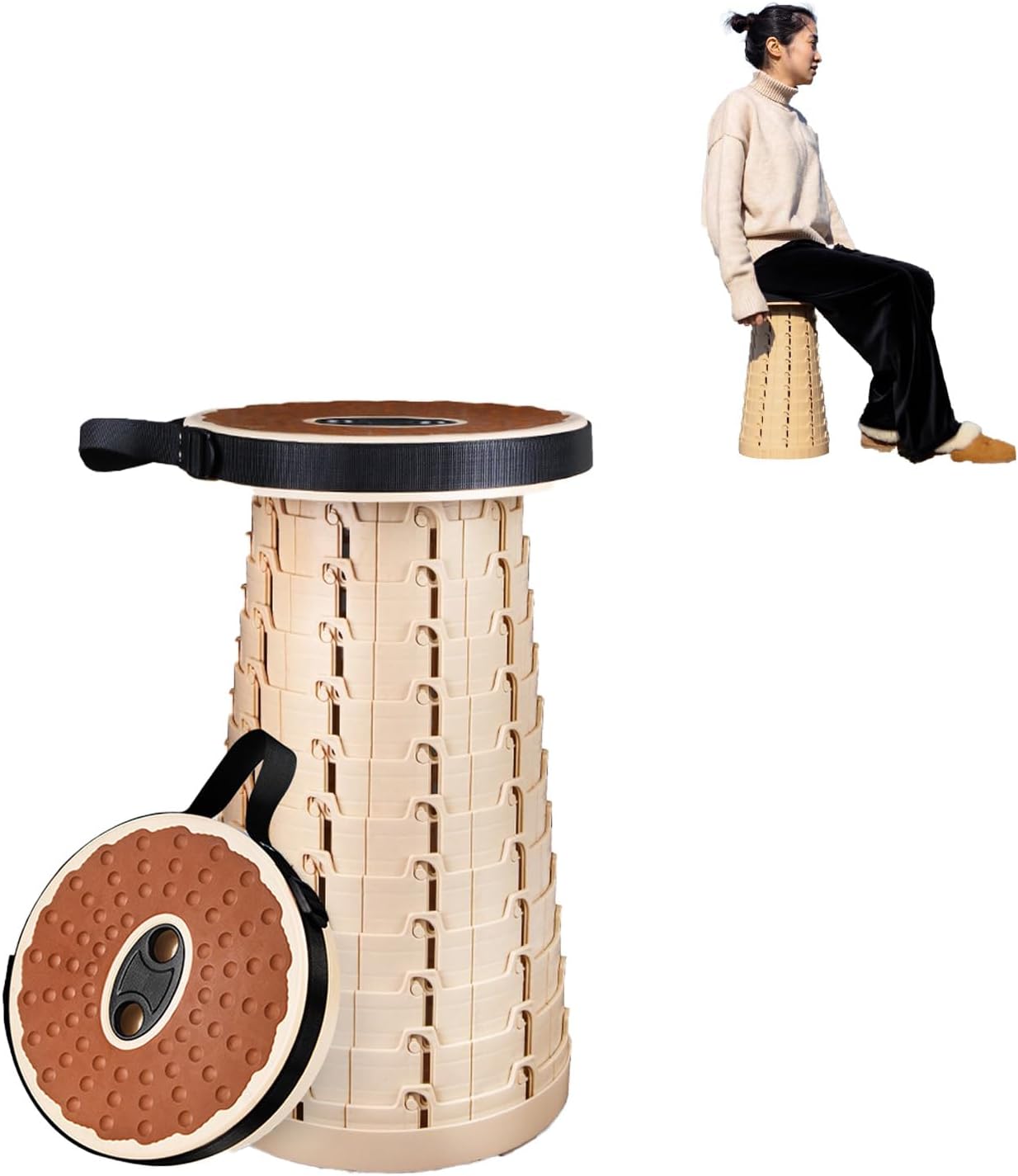 アコーディオン 椅子 折りたたみ椅子 折り畳みイス 軽量 持ち運び便利 アウトドア キャンプ ピクニック..