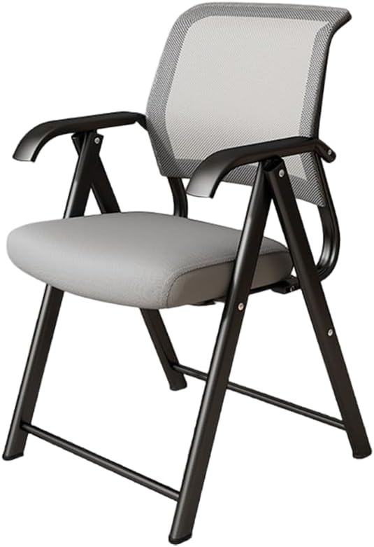 Rakuten - ミーティングチェア,ビジネスチェア,折り畳み 室内,会議用,耐荷重150kg、ひじかけ,省スペース設計,4色対応,オフィス,会議室,ホームオフィス来客用,高反発クッション,通気メッシュ,背もたれ付き