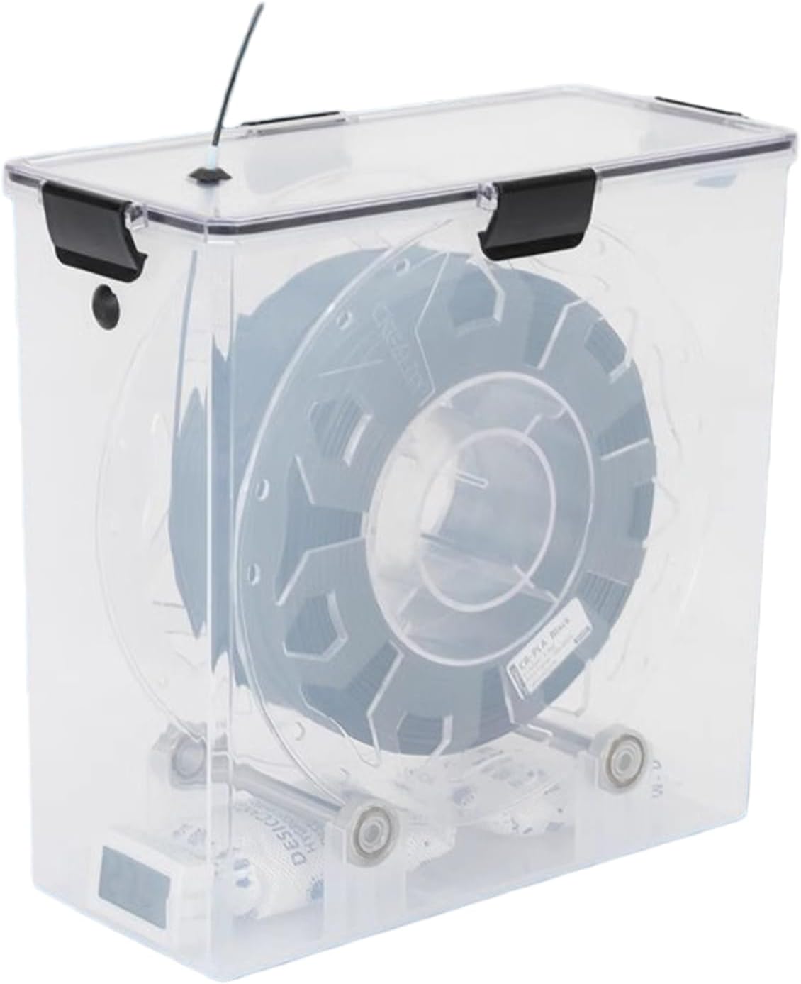 フィラメント乾燥機 3Dプリンタ用 防潮ケース 透明設計 湿度40%以下 小型軽量 持ち運び便利 30×25×20cm